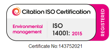 ISO 14001:2015 environmental management certified